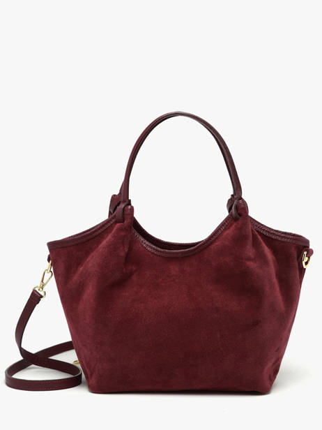 Sac PortÃ© Ã©paule Velvet Caviar Cuir Milano Rouge velvet caviar VC241111