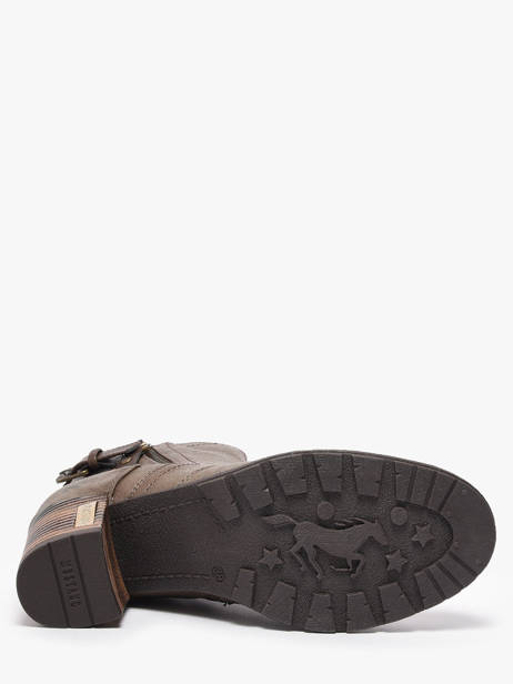 Bottines à Talon Mustang Gris women M0182004 vue secondaire 4