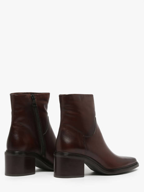 Heeled Boots In Leather Mjus Brown women L39202 other view 2