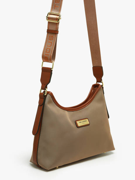 Shoulder Bag Jamie Nylon Ted lapidus Beige jamie DU43504 other view 1