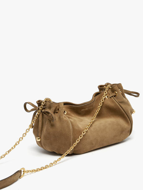 Crossbody Bag Premium Leather Gerard darel Brown premium DCS07400 other view 1