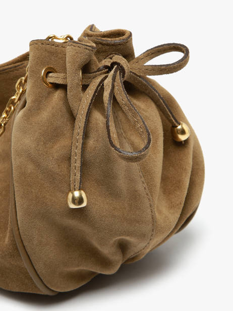 Crossbody Bag Premium Leather Gerard darel Brown premium DCS07400 other view 4