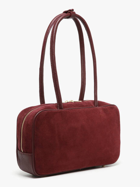 Sac Porté épaule Velvet Caviar Milano Rouge velvet caviar VC25093 vue secondaire 2