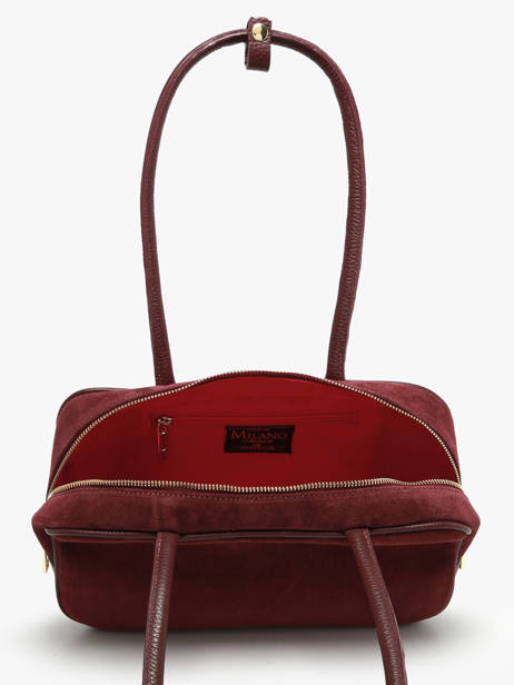Sac Porté épaule Velvet Caviar Milano Rouge velvet caviar VC25093 vue secondaire 3