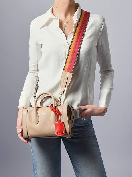 Leather Min Bcbg Bowling Bag Lancel Beige bcbg A13689 other view 1