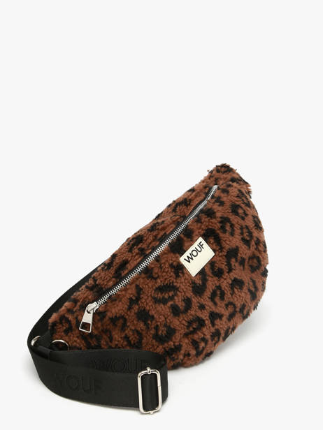 Belt Bag Wouf Brown teddy BW250030 other view 1