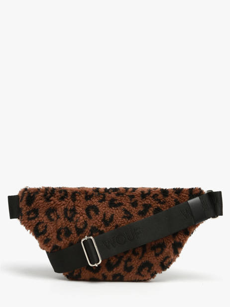 Belt Bag Wouf Brown teddy BW250030 other view 3