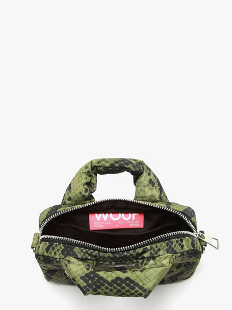 Shoulder Bag Cobra Recycled Polyester Wouf Green cobra BM250019 other view 2