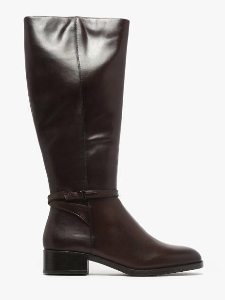 Riding Boots In Leather Tamaris Brown accessoires 43