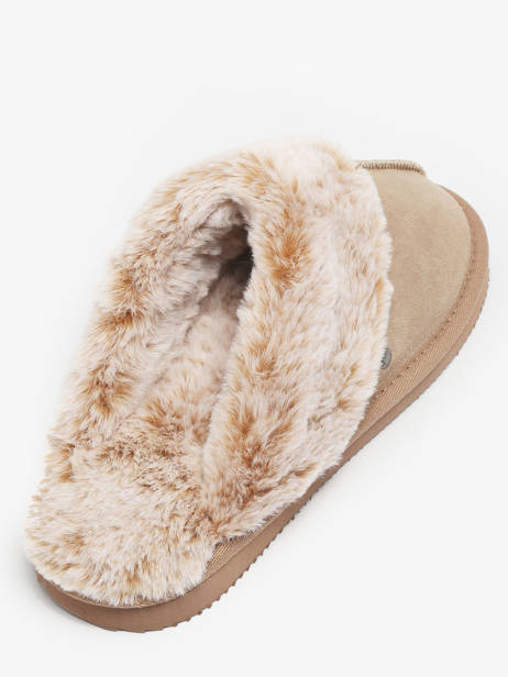 Slippers Isotoner Beige accessoires 97282 other view 2