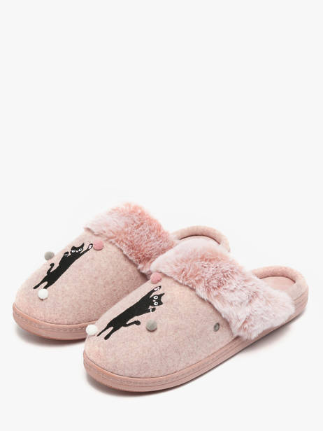 Slippers Isotoner Pink accessoires 97416 other view 1