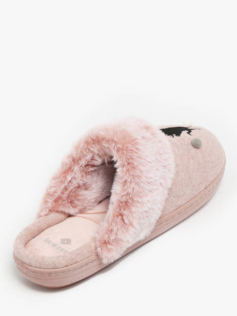 Slippers Isotoner Pink accessoires 97416 other view 2