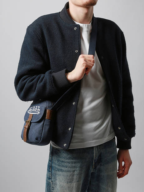 Sac Bandoulière Naos Von dutch Bleu bags NAOS vue secondaire 1