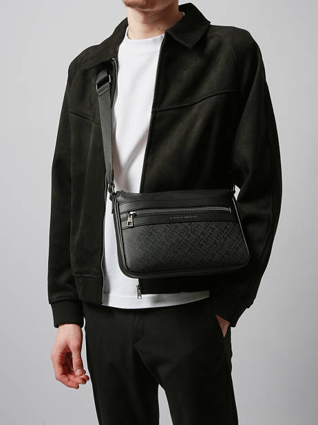 Crossbody Bag Tommy hilfiger Black monogram AM13577 other view 1