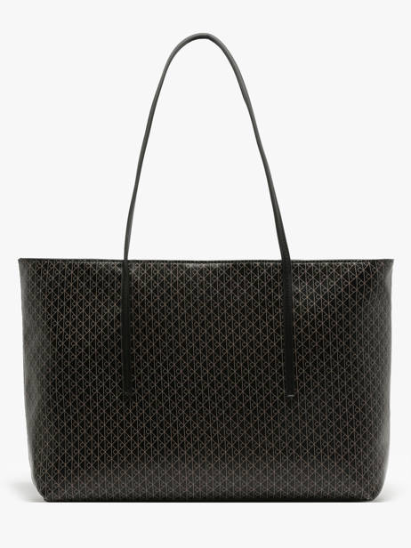 Shoulder Bag Coated Emblem Recycled Polyester Calvin klein jeans Black coated emblem 4F3266G other view 3