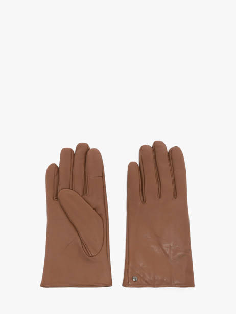 Gloves Isotoner Brown women gloves 85264