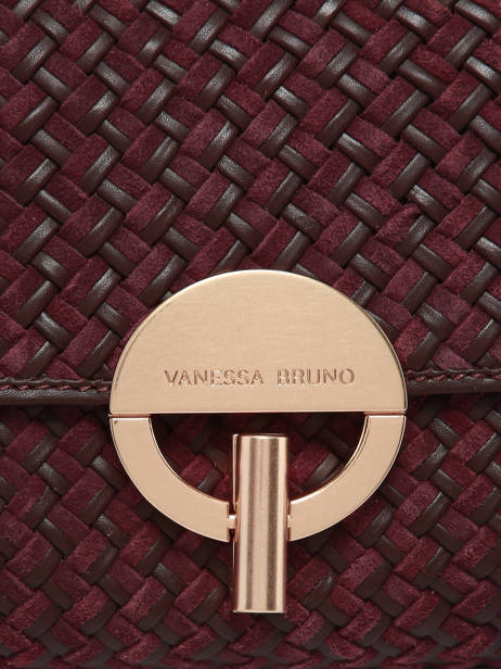 Sac Bandoulière Moon Cuir Vanessa bruno Violet moon 5V40533 vue secondaire 2