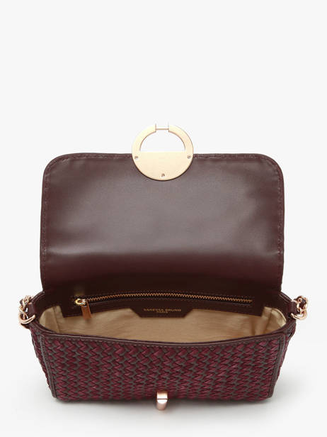 Sac Bandoulière Moon Cuir Vanessa bruno Violet moon 5V40533 vue secondaire 3