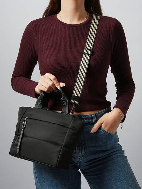 Sac Porté Main Et Bandoulière Cumulus Nylon Aube Noir cumulus 101CS04 vue secondaire 1