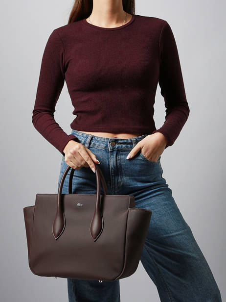 Sac à Main Daily City Lacoste Marron daily city NF4923DZ vue secondaire 1