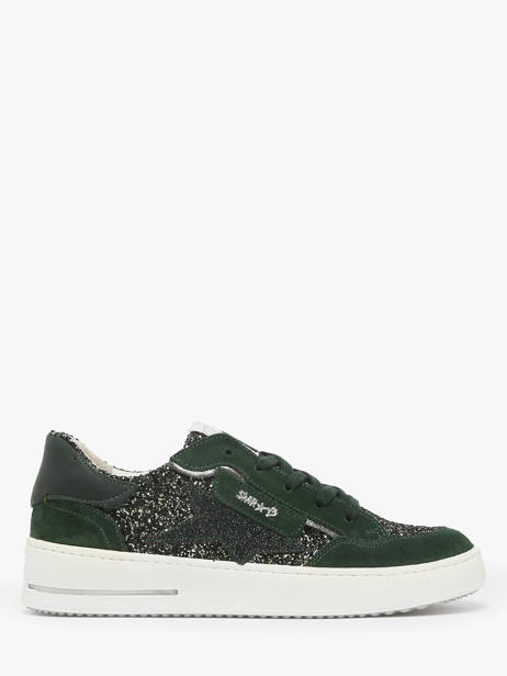 Sneakers Ale In Leather Semerdjian Green accessoires ALE