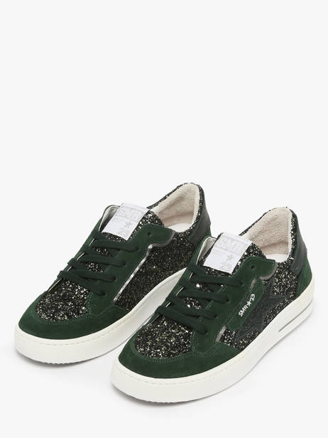 Sneakers Ale In Leather Semerdjian Green accessoires ALE other view 1