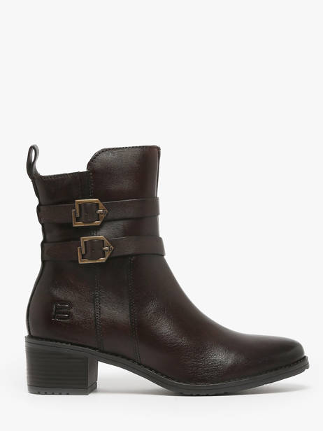 Heeled Boots In Leather Tt. bagatt Brown accessoires 41006100