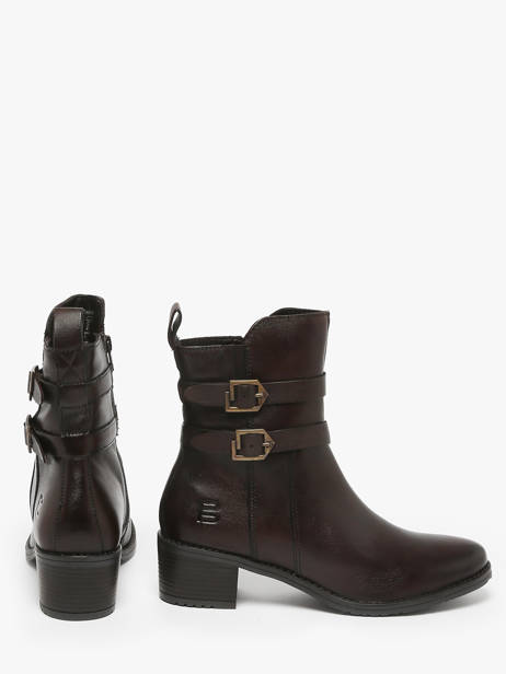 Heeled Boots In Leather Tt. bagatt Brown accessoires 41006100 other view 2