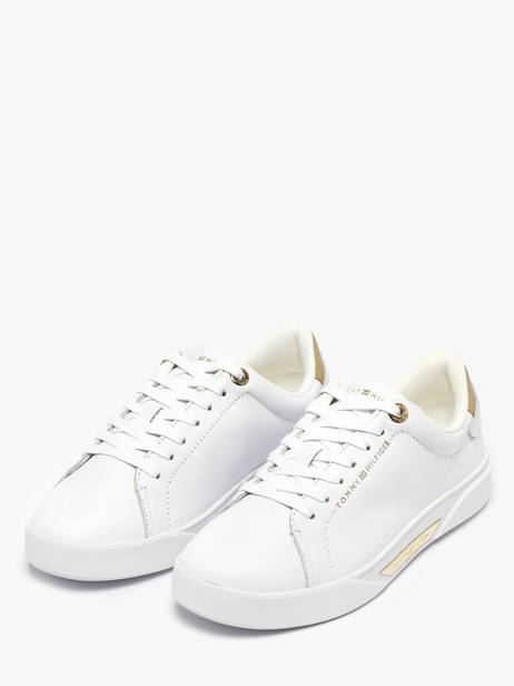 Sneakers In Leather Tommy hilfiger White accessoires 9019YBS other view 1