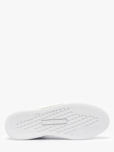 Sneakers In Leather Tommy hilfiger White accessoires 9019YBS other view 4