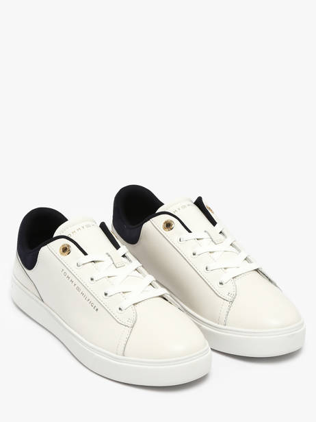 Sneakers In Leather Tommy hilfiger White accessoires 902002Y other view 1