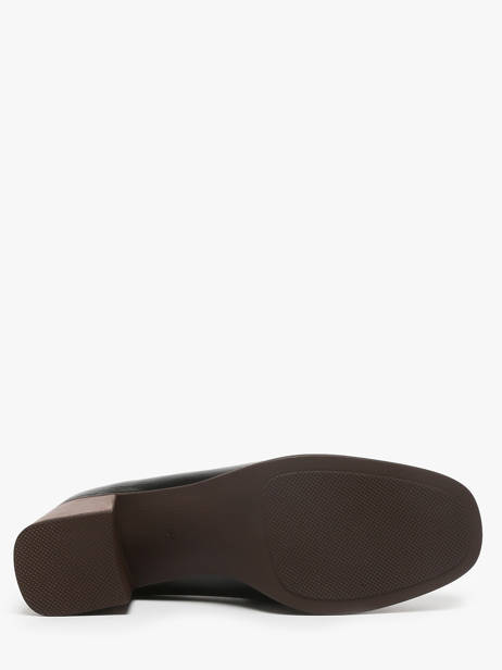 Moccasins Cristel In Leather Dorking Black accessoires D9334 other view 4