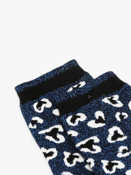 Women's Socks Myriam & Sonia Cabaia Blue socks women SON other view 1