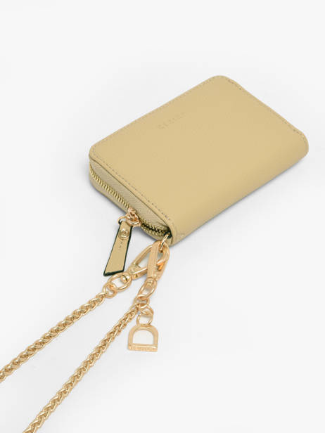 Porte-monnaie Equestre Cuir Etrier Beige equestre EEQT096M vue secondaire 3