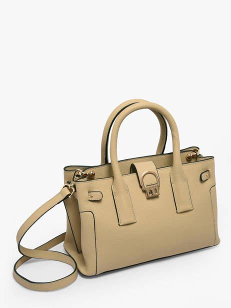 Satchel S Equestre Leather Etrier Beige equestre EEQT142S other view 2