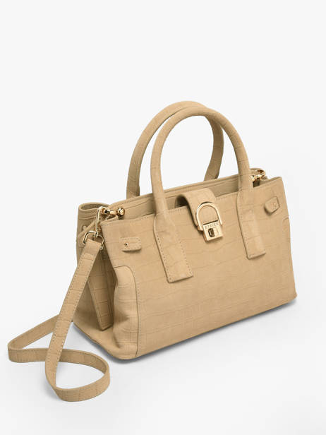 Satchel S Equestre Croco Leather Etrier Beige equestre croco EEQC142S other view 2