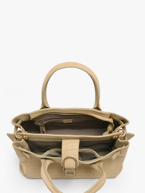Satchel S Equestre Croco Leather Etrier Beige equestre croco EEQC142S other view 3