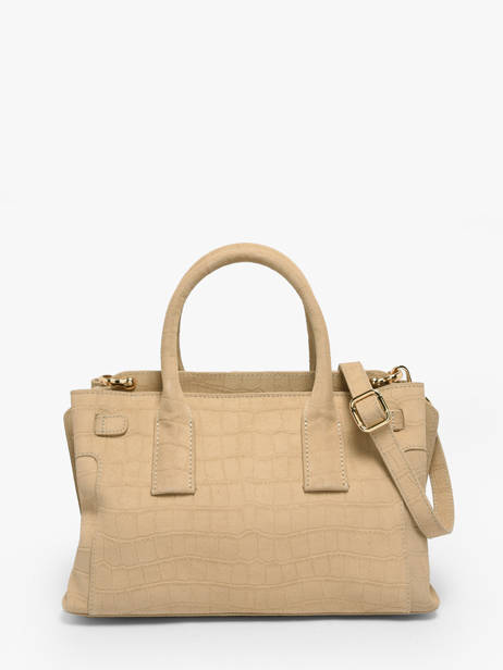 Satchel S Equestre Croco Leather Etrier Beige equestre croco EEQC142S other view 4