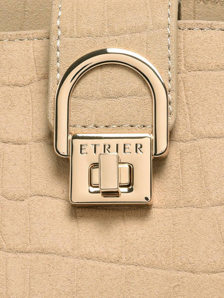 Satchel S Equestre Croco Leather Etrier Beige equestre croco EEQC142S other view 5