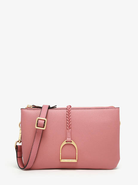 Sac Bandoulière Torsade Cuir Etrier Rose torsade ETOS0142