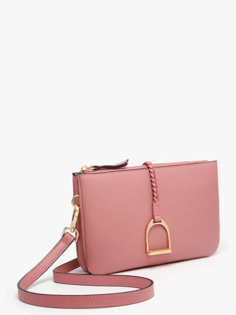 Sac Bandoulière Torsade Cuir Etrier Rose torsade ETOS0142 vue secondaire 2