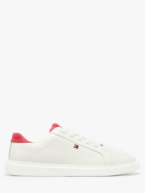 Sneakers In Leather Tommy hilfiger White accessoires 89480GI