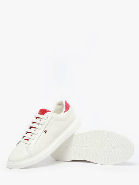 Sneakers In Leather Tommy hilfiger White accessoires 89480GI other view 2