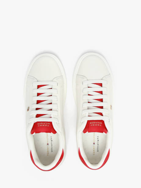 Sneakers In Leather Tommy hilfiger White accessoires 89480GI other view 3