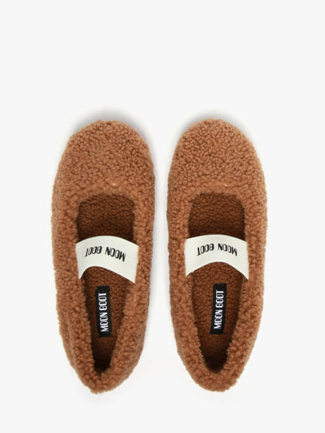 Ballerinas In Leather Moon boot Brown accessoires D2400010 other view 3