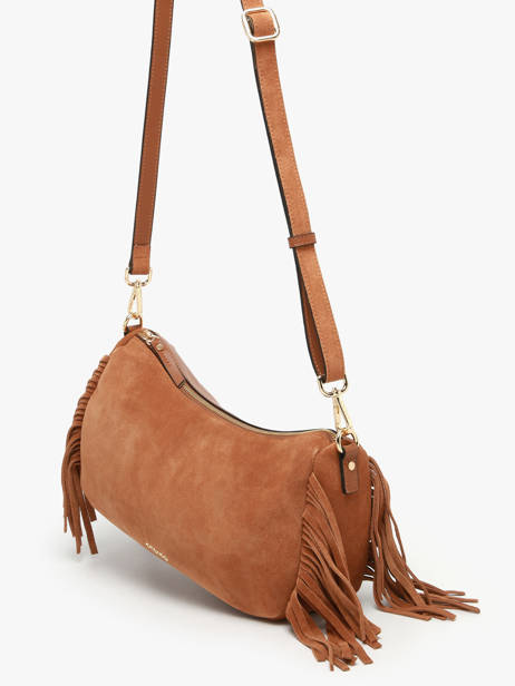 Sac Bandoulière Country Etrier Marron country ECOU203M vue secondaire 2