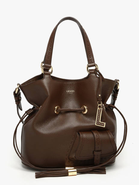 Medium Bucket Bag Premier Flirt Lancel Brown premier flirt A10110 other view 2