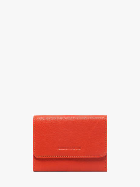 Leather Ange Coin Purse Arthur & aston Orange ange 316