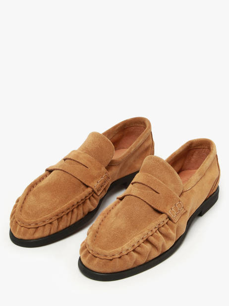 Moccasins In Leather Pavement Brown accessoires 2 other view 1