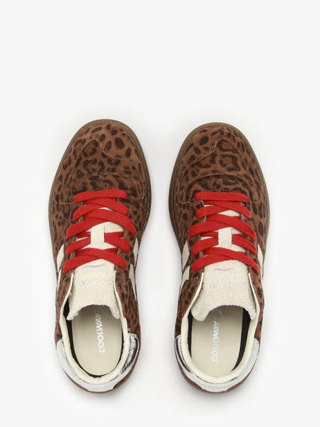 Sneakers In Leather Coolway Brown accessoires 7603298 other view 3